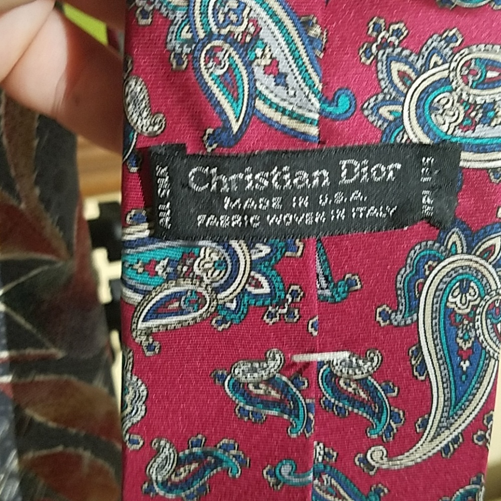 Vintage (1) Christian Dior tie bundle A42 - Picture 3 of 5